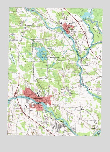 Baldwinsville, NY USGS Topographic Map
