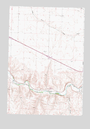 Barnhart, OR USGS Topographic Map