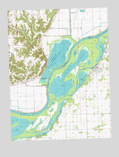 Bath, IL USGS Topographic Map