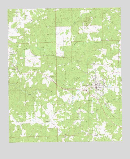 Camp Hill, AL USGS Topographic Map