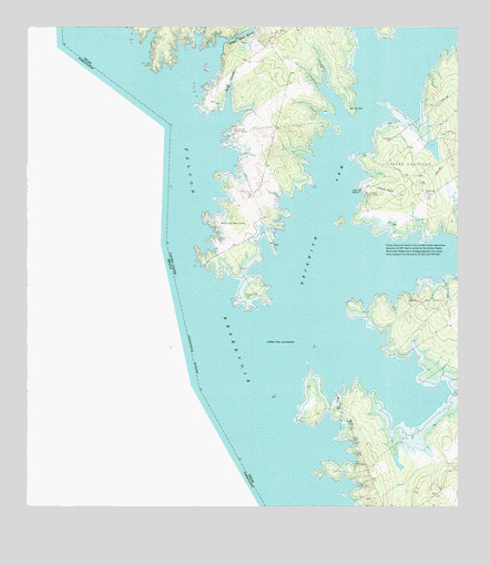 Beckwith Arm, TX USGS Topographic Map