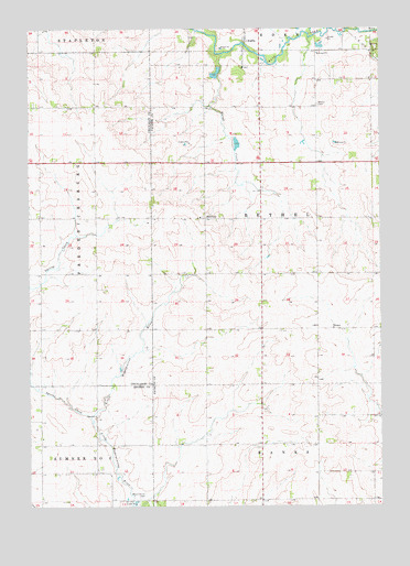 Alpha, IA USGS Topographic Map