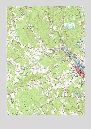 Belfast, ME USGS Topographic Map