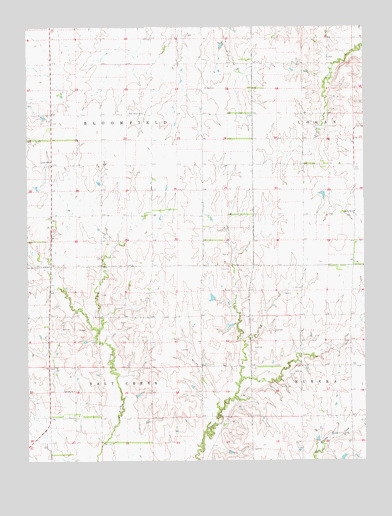 Beloit SE, KS USGS Topographic Map