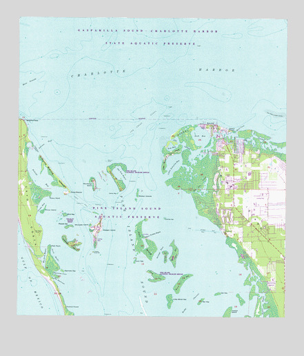 Bokeelia, FL USGS Topographic Map