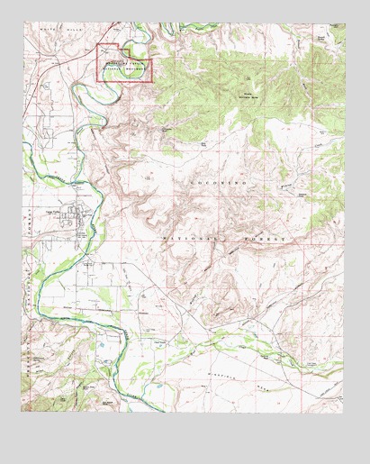 Camp Verde, AZ USGS Topographic Map
