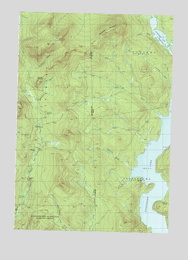 Bosebuck Mountain, ME USGS Topographic Map