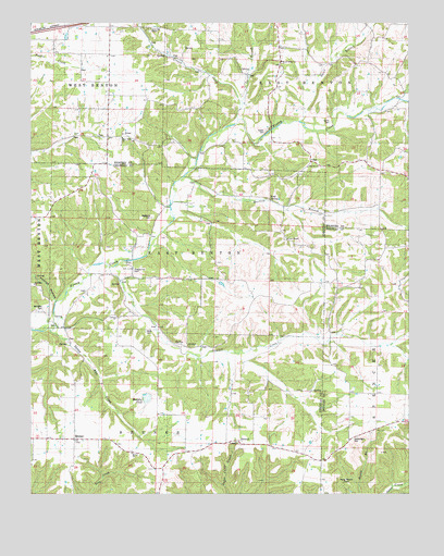 Bruner, MO USGS Topographic Map