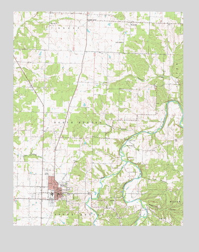 Buffalo, MO USGS Topographic Map