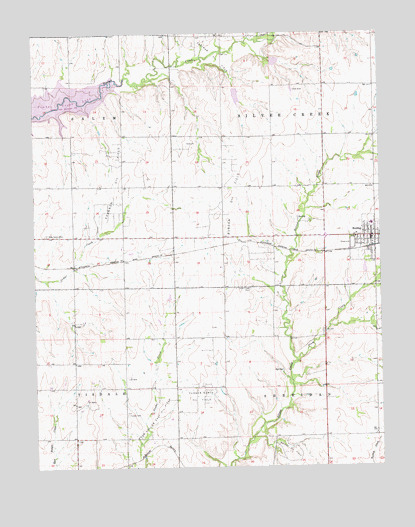 Burden, KS USGS Topographic Map