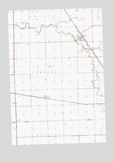 Campbell, MN USGS Topographic Map