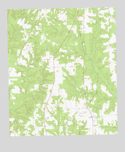 Carnegie, GA USGS Topographic Map