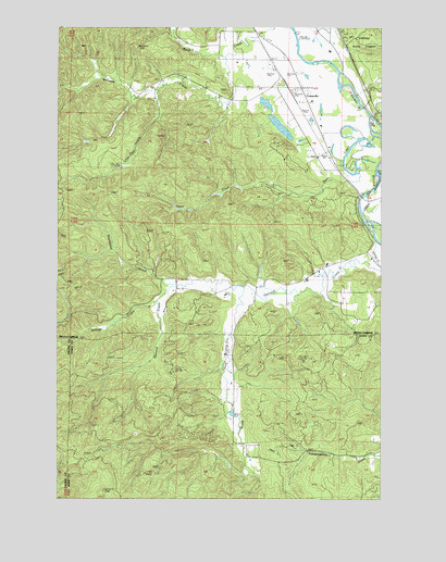 Cedarville, WA USGS Topographic Map