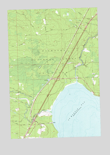 Charles, MI USGS Topographic Map