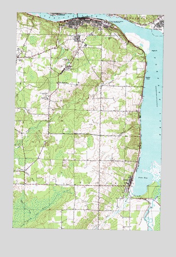 Chassell, MI USGS Topographic Map