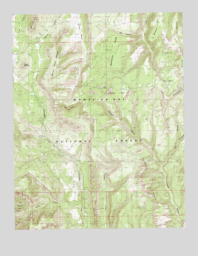 Chippean Rocks, UT USGS Topographic Map