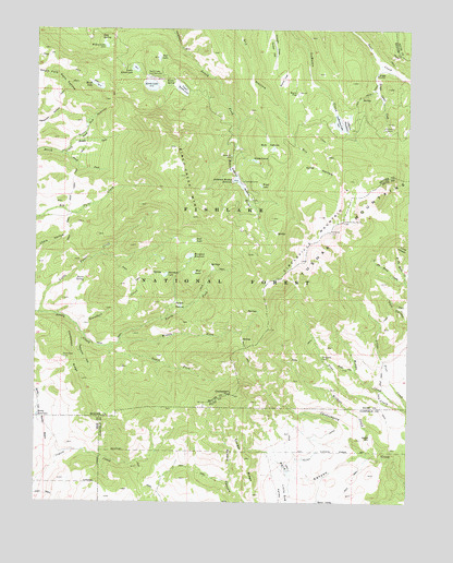 Circleville Mountain, UT USGS Topographic Map