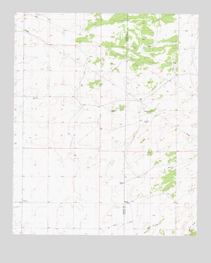 Claunch, NM USGS Topographic Map