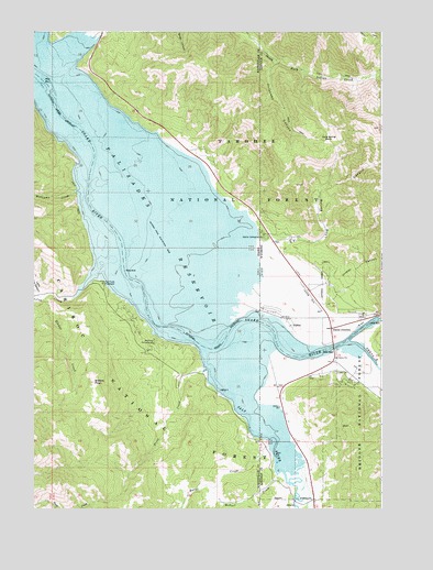 Alpine, WY USGS Topographic Map