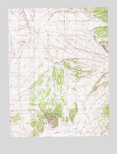Cold Creek Ranch NW, NV USGS Topographic Map