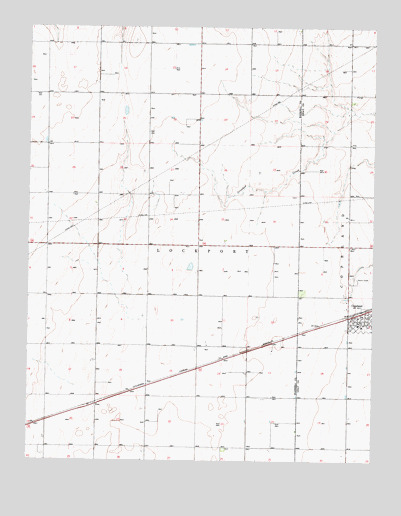 Copeland, KS USGS Topographic Map