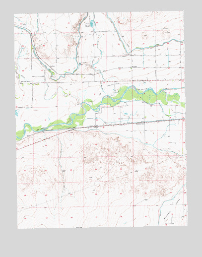 Cornelia, CO USGS Topographic Map