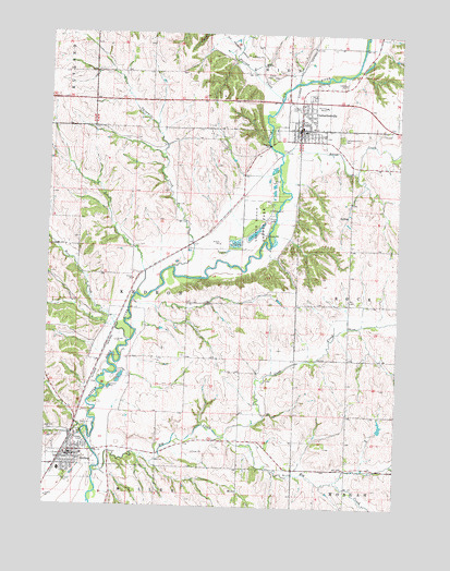 Correctionville, IA USGS Topographic Map