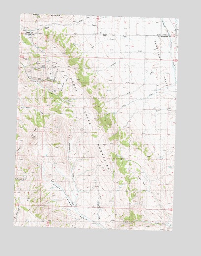Cotton Thomas Basin, UT USGS Topographic Map