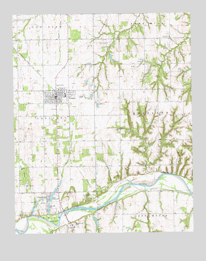 Crescent, OK USGS Topographic Map