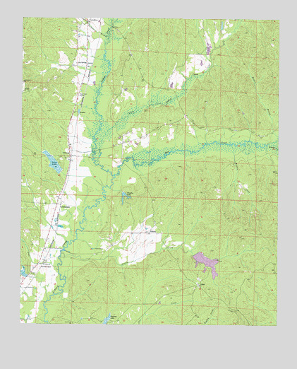 Cunningham, AL USGS Topographic Map