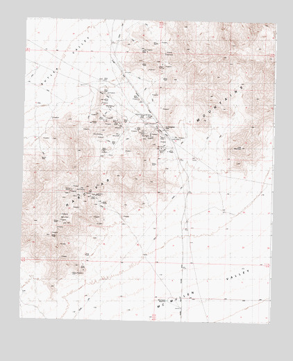 Cunningham Pass, AZ USGS Topographic Map