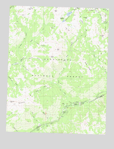 Dardanelles Cone, CA USGS Topographic Map