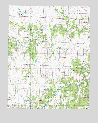 Dederick, MO USGS Topographic Map