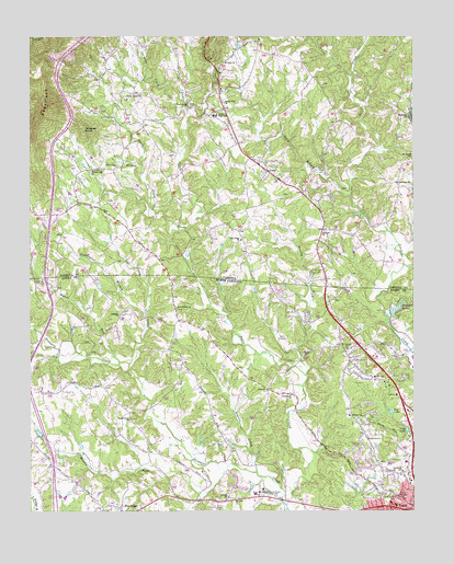 Cana, VA USGS Topographic Map