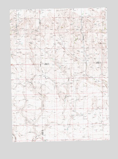 Dempsey Meadows, ID USGS Topographic Map