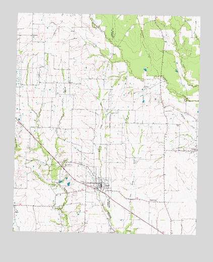 Deport, TX USGS Topographic Map