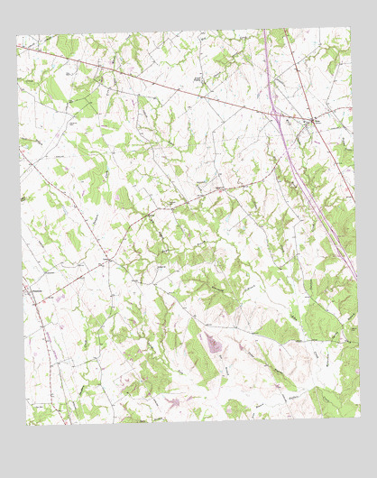 Dew, TX USGS Topographic Map