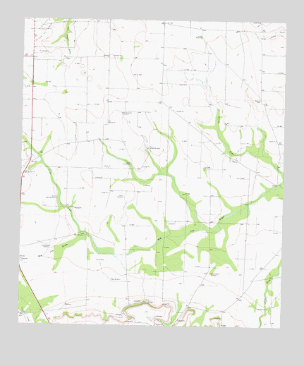 Divide Draw, TX USGS Topographic Map