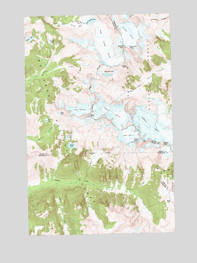 Dome Peak, WA USGS Topographic Map