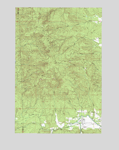 Doty, WA USGS Topographic Map
