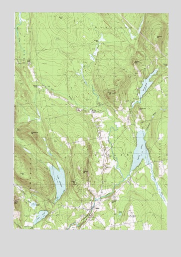 Canaan, ME USGS Topographic Map