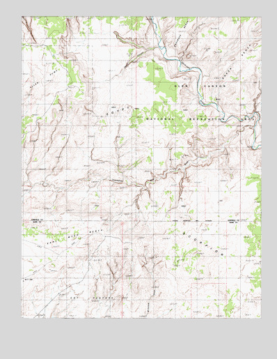 Egypt, UT USGS Topographic Map