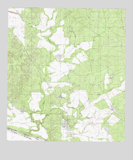 El Indio, TX USGS Topographic Map