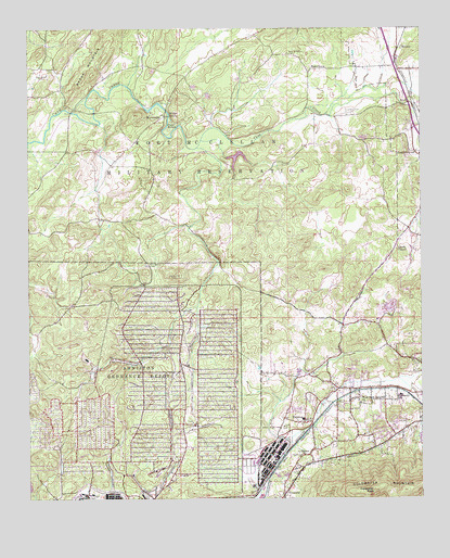 Eulaton, AL USGS Topographic Map