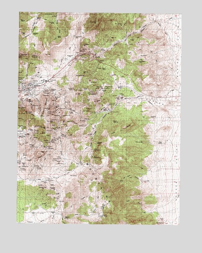 Eureka, UT USGS Topographic Map