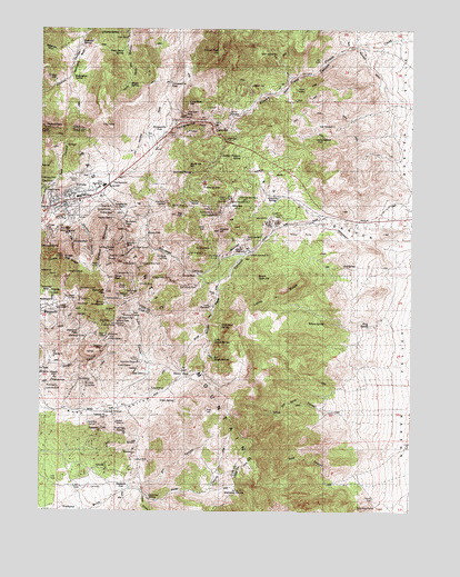 Eureka, UT USGS Topographic Map