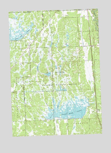 Finley, WI USGS Topographic Map