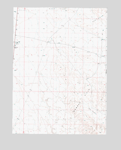 Flat Top Mountain SE, OR USGS Topographic Map