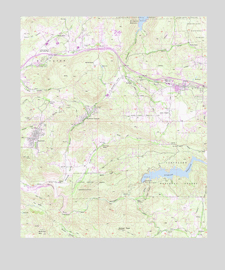Alpine, CA USGS Topographic Map