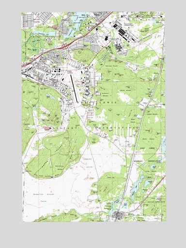 Fort Lewis Training Area Map Fort Lewis, Wa Topographic Map - Topoquest